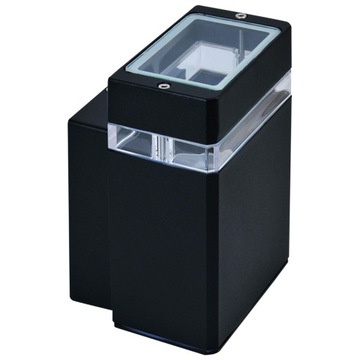 Kinkiet ogrodowy Polux LAMPA ELEWACYJNA black GU10