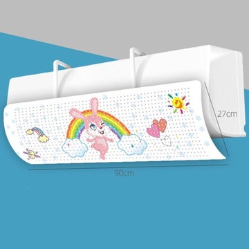 Дефлектор кондиционера фиксированной длины, универсальный Air Rainbow Rabbit