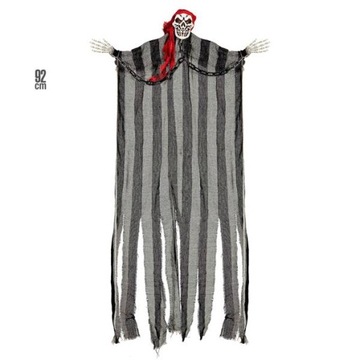 DEKORACJA SZKIELET PIRATA PIRAT 92 CM HALLOWEEN