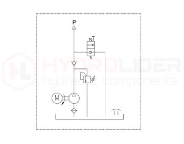 ZASILACZ AGREGAT HYDRAULICZNY 12V 2KW 2,6cm3 11L W ZESTAWIE Z PILOTEM