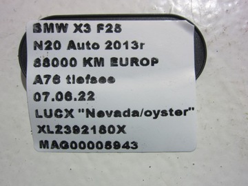 BMW X3 F25 2.0 PŘÍVOD PLUSOVÝ AKUMULÁTORU 9283786