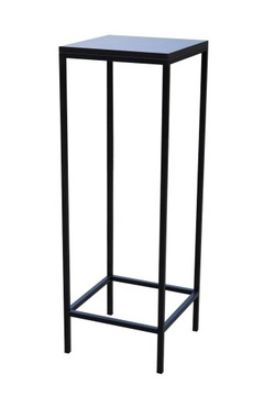 STOLIK BAROWY INDUSTRIALNY ŚNIADANIOWY CZARNY 50x50x110cm