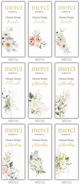 Благодарность гостям MERCI за крещение 5 шт.