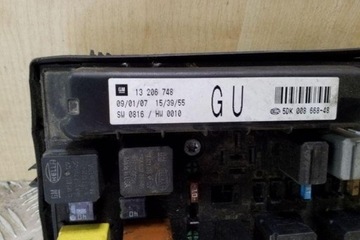 MODUL POHODĚ OPEL ZAFIRA B (A05) 13206748 1.9L DIESEL 88KW 2009