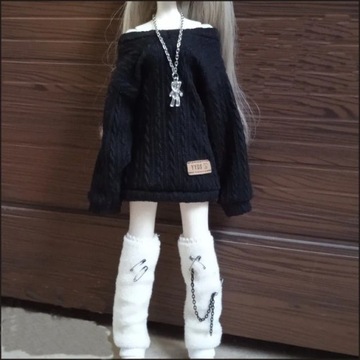 Nowe ubrania dla lalek 30/45/60cm dla 1/3 1/4 1/6 Bjd luźno dopasowane