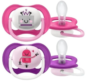 2 SMOCZKI AVENT ULTRA AIR 6-18M SCF080/10 +ETUI DO STERYLIZACJI W MIKROFALI