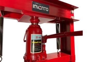 МАСТЕРСКАЯ ГИДРАВЛИЧЕСКИЙ ПРЕСС 20 ТОНН РУЧНОЙ ПРИВОД + ПРИЗМЫ / ШАЙБЫ