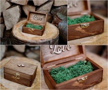 НАБОР РУСТИК, КОРОБКА КОНВЕРТ, СВАДЕБНАЯ КОРОБКА СО МХОМ