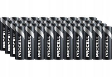 40x Bateria LR6 AA DURACELL PROCELL CONS 1,5V Alka