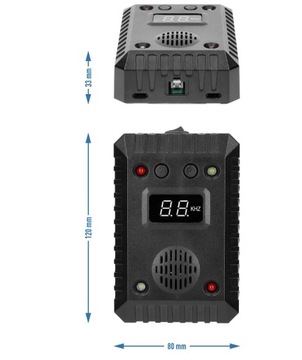 ОТПУСКАТЕЛЬ КУЗИ И ГРЫЗУНОВ 730721 ДЛЯ АВТОМОБИЛЬНОГО УЛЬТРАЗВУКА В ПОМЕЩЕНИИ