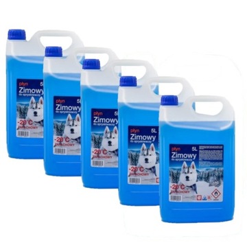 ZIMOWY PŁYN DO SPRYSKIWACZY Przyjemny zapach 5x5L