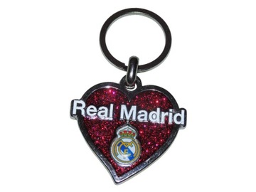 REAL MADRYT METALOWY BRYLOK BRYLOCZEK BRELOK BRELOCZEK SERCE