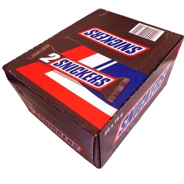 SNICKERS BATON dwupak 75g x 24szt
