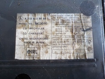 MERCEDES W203 W209 CD-ЧЕЙНДЖЕР 2038209089