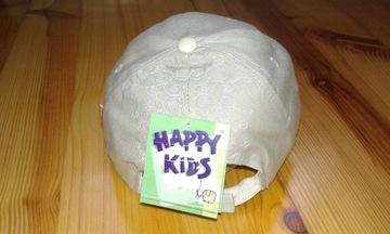NOWA czapka chłopięca z daszkiem Happy Kids 50 cm.