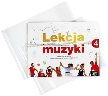 OKŁADKA NA KSIĄŻKĘ LEKCJA MUZYKI POZIOMA 203mm