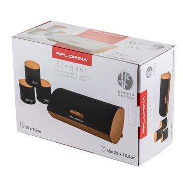 Хлебница Florina и контейнеры для кофе, чая и сахара