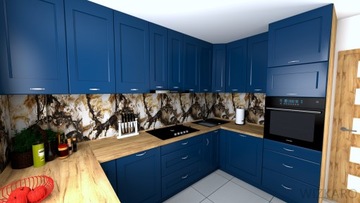 3D визуализация проекта Кухня, кухонная мебель