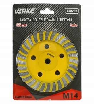ДИСК АЛМАЗНЫЙ СЕГМЕНТИРОВАННЫЙ ТУРБО ШЛИФОВАЛЬНЫЙ ДИСК ПО БЕТОНУ М14 125мм