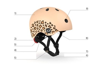 Самокат Scoot and Ride 2-в-1 + шлем Leopard