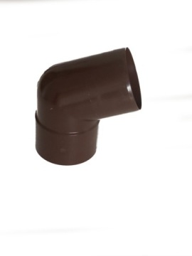 Kolano rury specjalne PVC 100 x 67 brąz Kaczmarek
