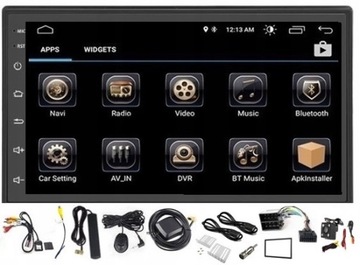 NAWIGACJA RADIO SAMOCHODOWE 2 DIN ANDROID 13 GPS BLUETOOTH DSP CARPLAY 4GB