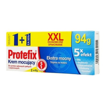 Protefix Ekstra mocny XXL krem do protez 2x 47 g