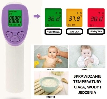 Бесконтактный инфракрасный термометр для детей.