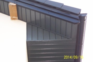 Внешняя угловая планка RAL 7016 200см 5x5
