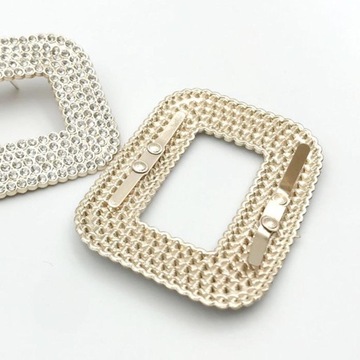 Женские 1 пара хрустальных пряжек для обуви, зажимы для обуви для украшения обуви для свадебной вечеринки