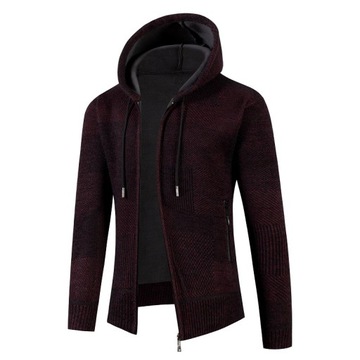 2023 New Men's Sweaters fashion Winter Warm Hooded