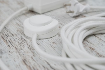 Белый хлопковый трос с натуральной оплеткой-пауком своими руками.