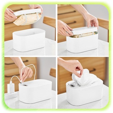 НАГРЕВАТЕЛЬ ДЛЯ ДЕТСКИХ САЛФЕТОК КОНТЕЙНЕР Коробка белый