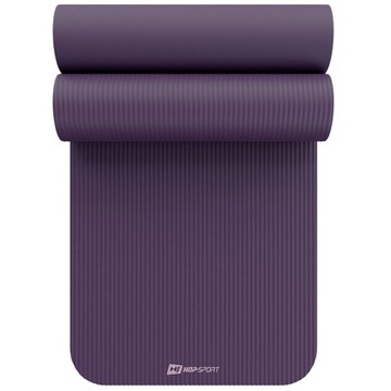 Mata fitness do ćwiczeń antypoślizgowa gruba NBR 1cm 190x60cm karimata