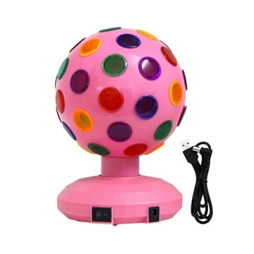 Лампа Disco Ball Компактный светодиодный стробоскоп RGB для комнаты
