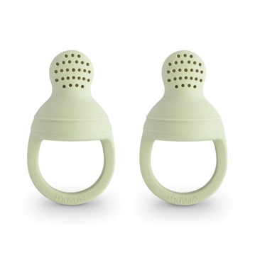 Gryzak Do Przekąsek MUSHIE 2-pack Sage