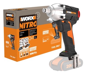 Klucz udarowy WORX WX272.9 300Nm Bezszczotkowy 20V