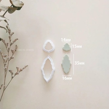 Мягкие керамические серьги, режущие форму сердца, радужную неправильную геометрическую форму