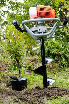 БЕНЗИНОВАЯ БУРОВАЯ УСТАНОВКА ЗЕМЛЯНОЙ ШНЕК 6,7 Л.С. + УДЛИНИТЕЛЬ БУРА 10/20/30