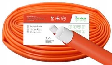 WĄŻ TŁOCZNY DO POMP ZANURZENIOWYCH 32mm 1 1/4'''' 10m VARTCO PRODUKT POLSKI