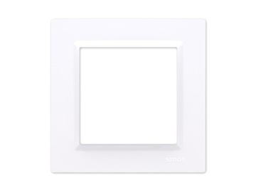 Simon 10 RAMKA POJEDYNCZA biała Kontakt Simon10
