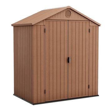 Domek Ogrodowy Narzędziowy DARWIN 6x4 Keter Schowek na Ogród 190x121cm brąz