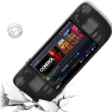Чехол из силиконовой резины для STEAM DECK, черный