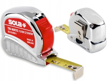 Miara zwijana taśma dokładność 10m TRI-MATIC SOLA
