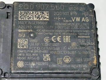 AUDI SEAT VW PASSAT B8 SENZOR RYCHLOST RADAR SENSOR DISTRONIC 2Q0907550
