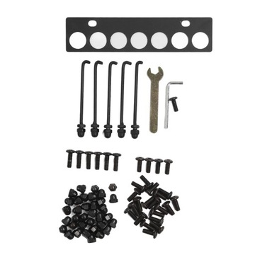 Настенный органайзер для электроинструмента, 4-слойный шкаф для хранения в гараже для дрели