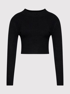 Glamorous Sweter AC2766 Czarny Slim Fit
