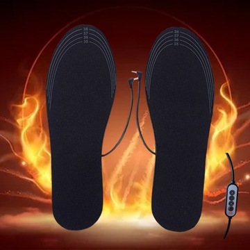 ОБУВЬ С ПОДОГРЕВОМ Стельки ТЕПЛЫЕ НОСКИ ПОДОГРЕВ НОГ USB ЗИМА ТЕПЛАЯ НА УЛИЦЕ