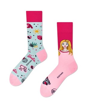 Kolorowe Skarpety MANYMORNINGS Barbie 43-46