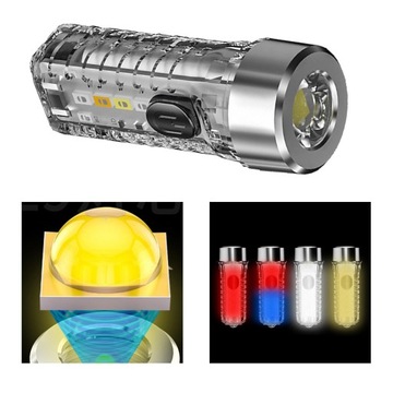 Мини-светодиодный фонарик Мощный карманный фонарик для повседневного использования дома.